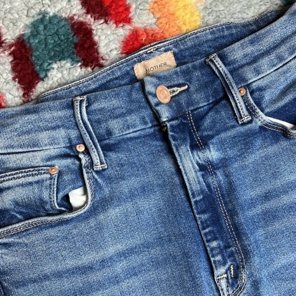 Mother the Roller fray wide leg jeans - Picture 6 of 14